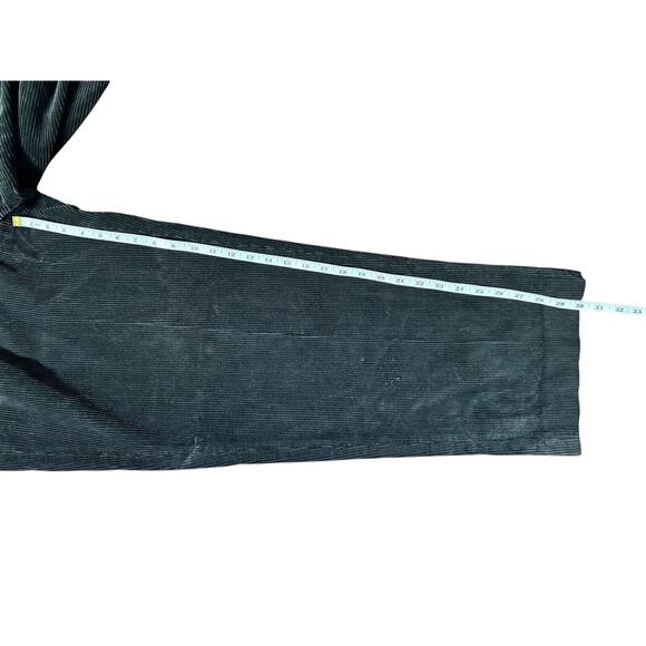 L.L. BEAN Corduroy Chino Pants Men's 40 x 30 Black Comfort Waist Preppy Holidays - Picture 10 of 11